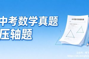 中考数学真题 压轴题